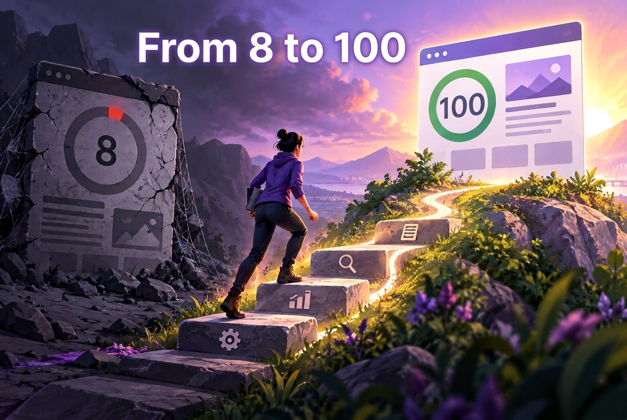 We Scored Our Own Site 8 out of 100. Here's How We Got to 100.